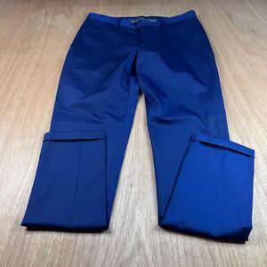 Zara Man Dress Pants Blue Slim Fit EUR 40 USA 31 Flat Front Modern Fit